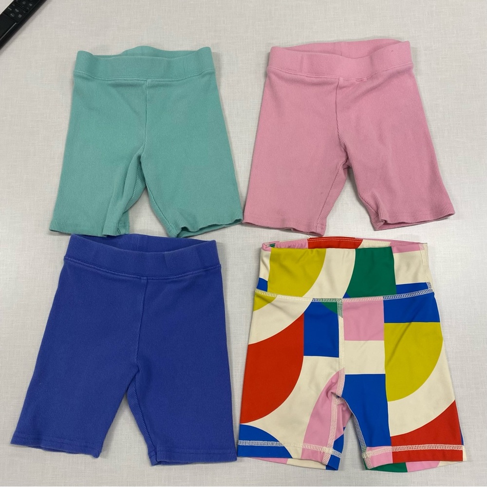 Hanna Andersson lot of girls shorts biker shorts size 100 or US size 4